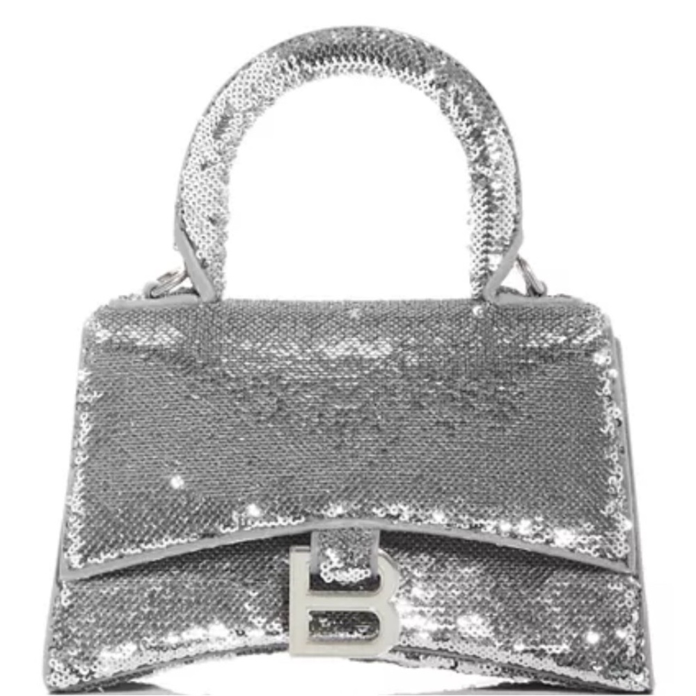 Balenciaga Silver Sequin XS Bag Excellent Condition - Picture 6 of 15